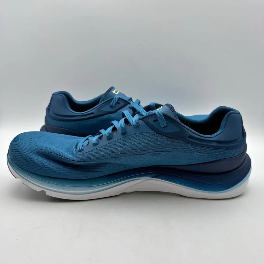 Topo Athletic Mens Magnifly 5 Running Sneakers US 12.5 D Blue Green Athletic EUC